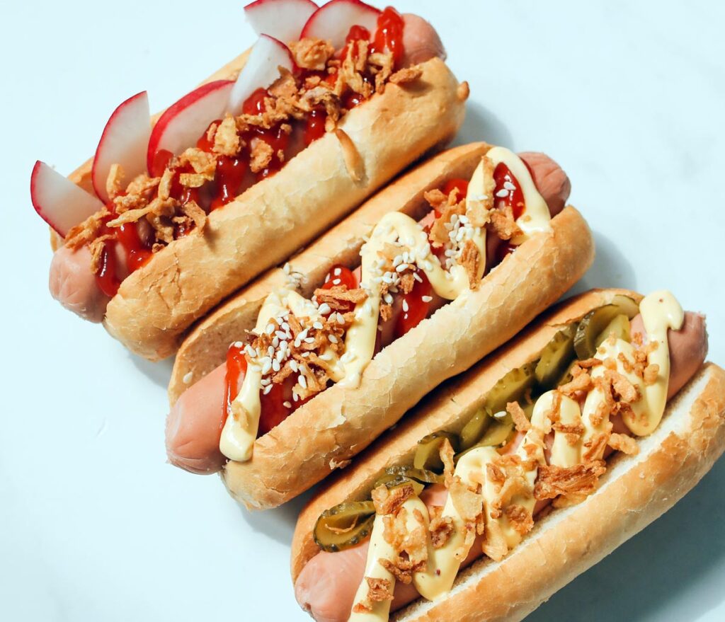 corporate event catering Beef hot dogs